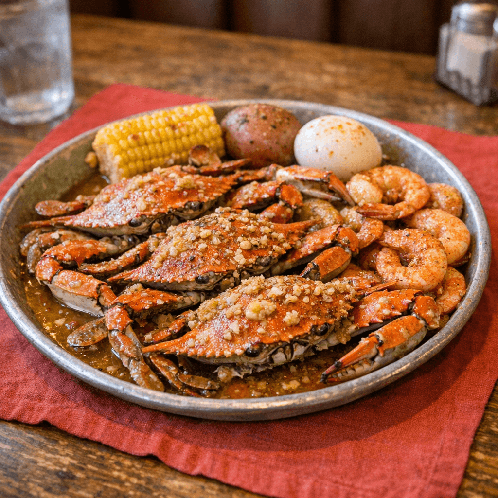 Garlic Blue Crab Combo